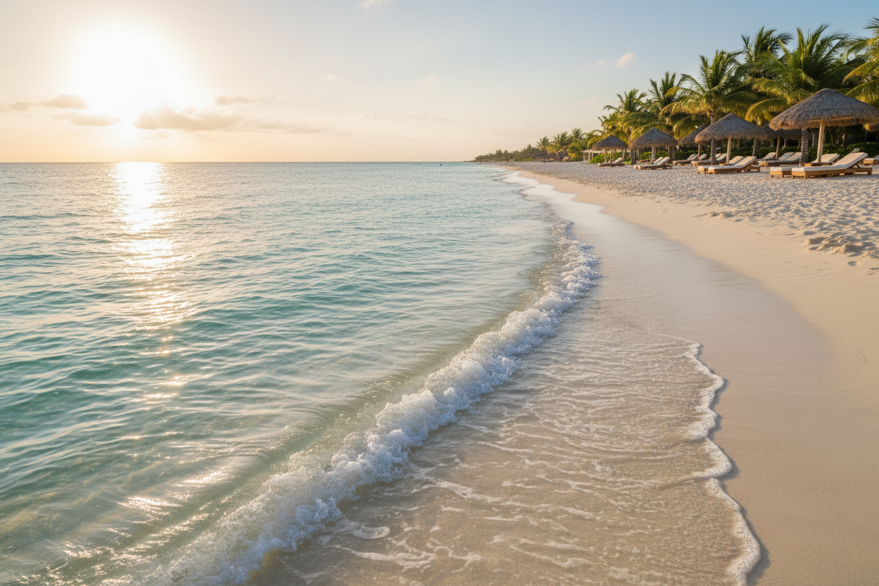 Beach and water